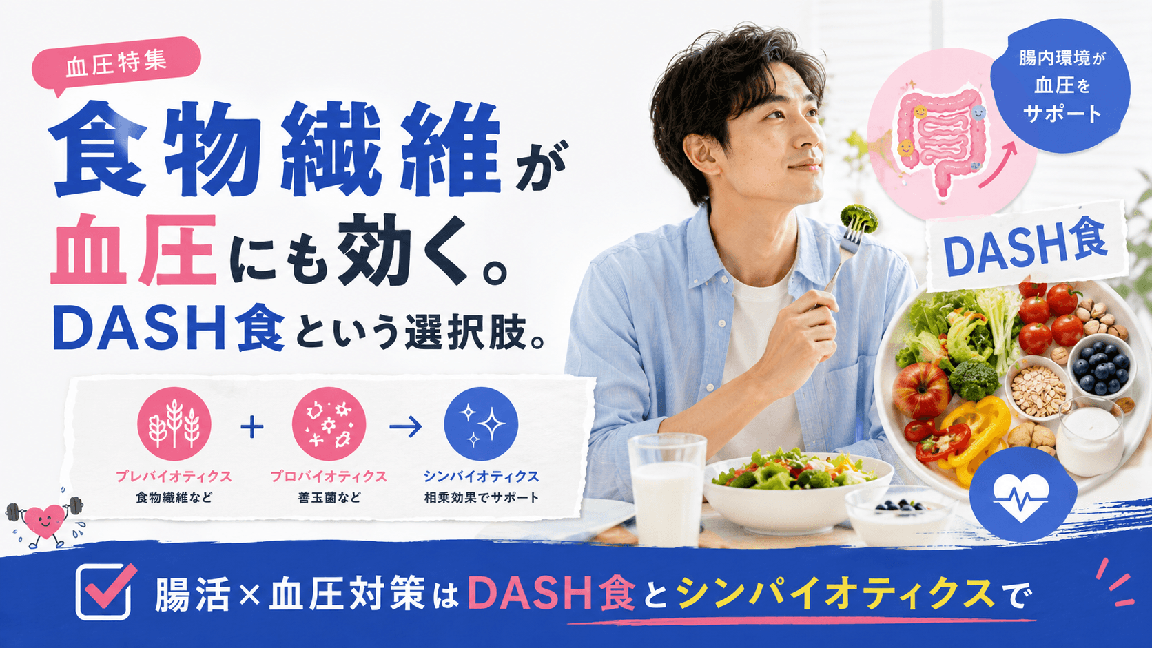 食物繊維やプレバイオティクスは、血圧にも影響がありますか?